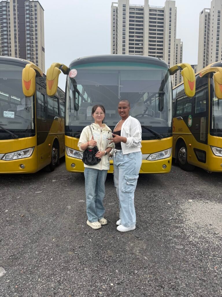 Customer visit with the Qiande team